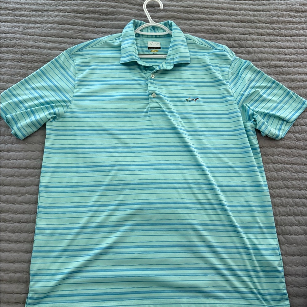 GregNornan Blue Polo Shirt